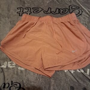 Nike Pink Athletic Shorts Lightweight Elastic Waist